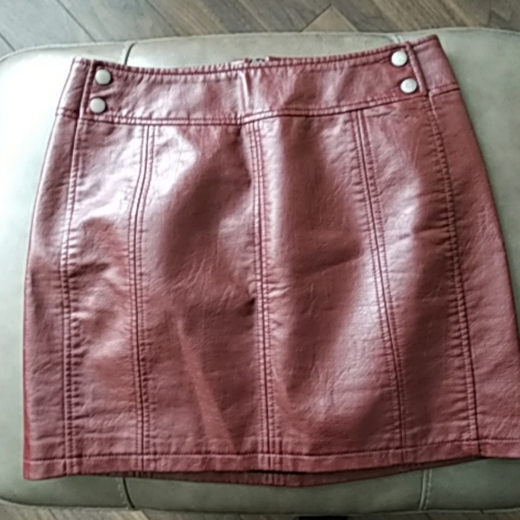 Free People Vegan Skirt  size 10 BNWT - Picture 2 of 7